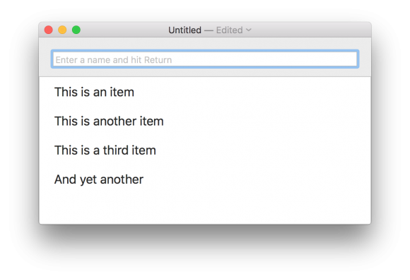 Simple macOS app illustrating undo/redo and other concepts – Ussher ...