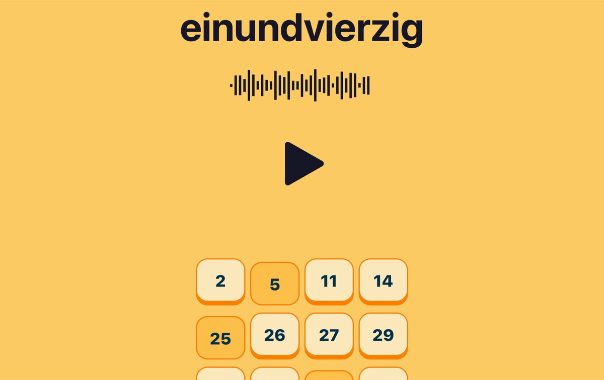 Learn German Numbers screenshot
