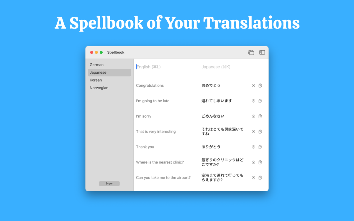 Translator Spellbook screenshot