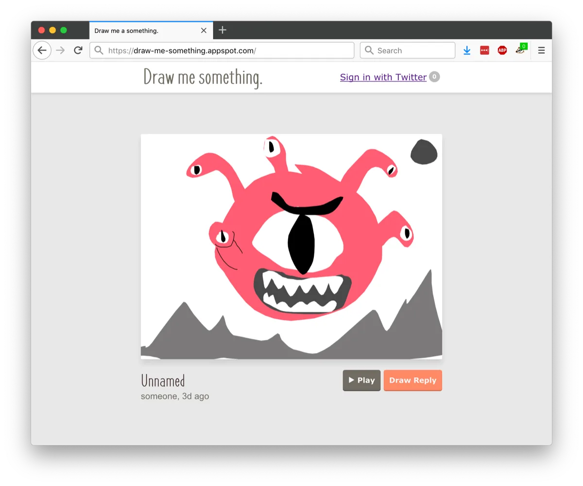 Draw Me Something screenshot